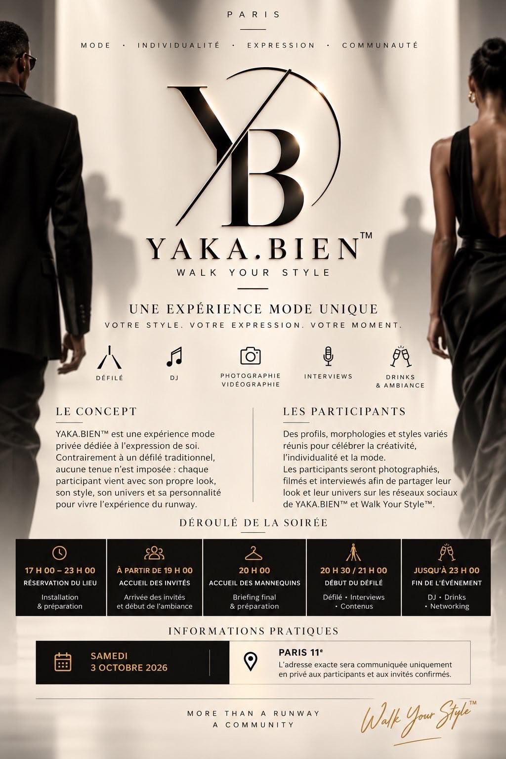 Bid's Events partenaire de la Yaka.Bien Fashion Week à Paris