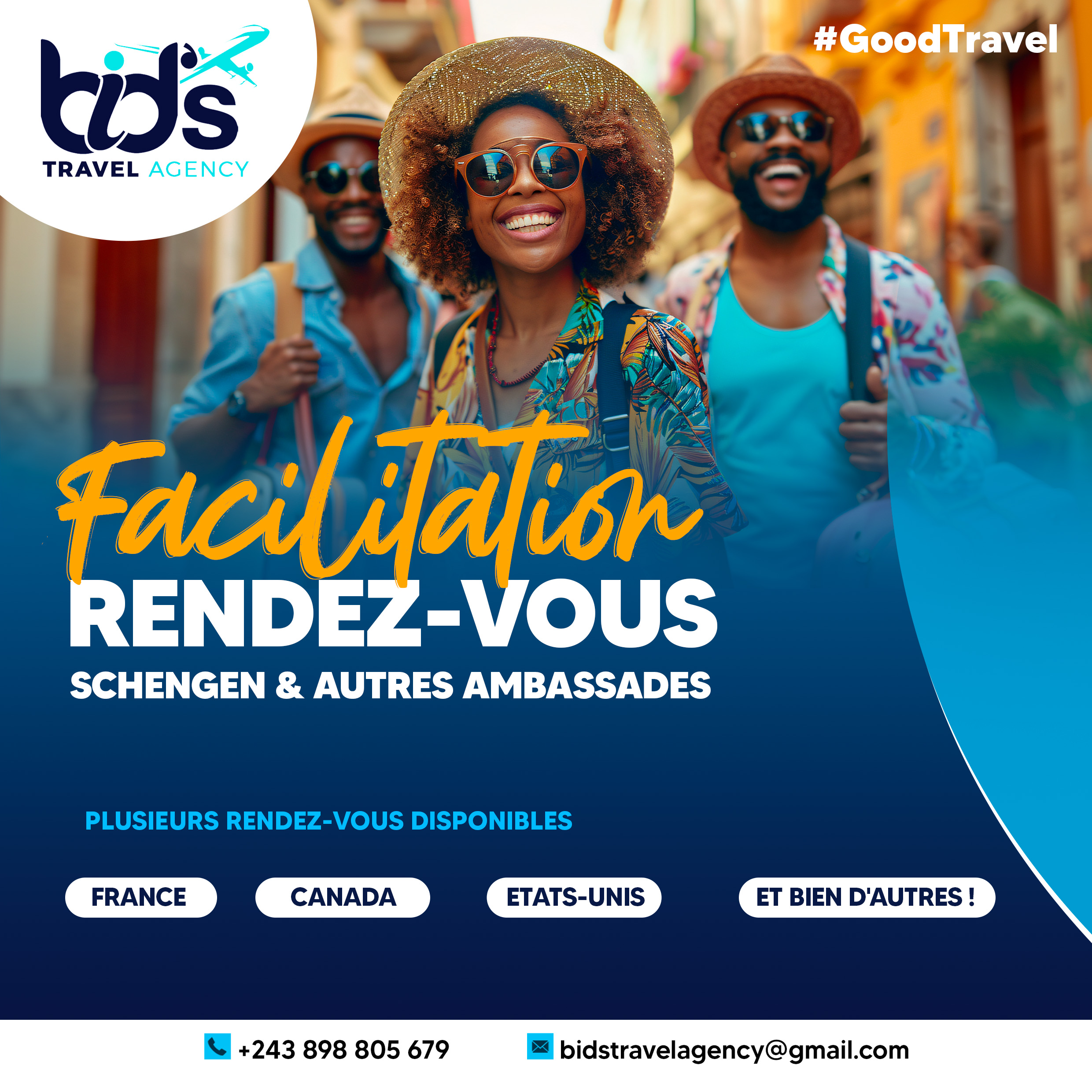 Facilitation rendez-vous ambassades